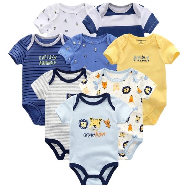 Baby Clothes Unisex Newborn Rompers Cotton Toddler Jumpsuits - Image 8