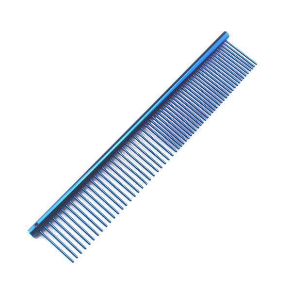 Color Stainless Steel Medium Pet Comb - Image 2