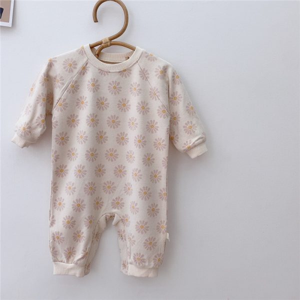 New Baby One-Piece Long-Sleeved Ass Clothes - Image 2