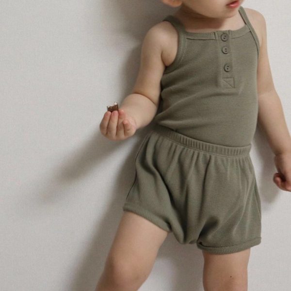 Baby Summer Sleeveless Camisole Briefs - Image 5