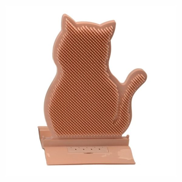 Cat Self Massage Brush Grooming Toy with Catnip Wall Corner Cat Self Groomer Shed Hair Removal Comb Cat Itching Brush Massage - Image 7