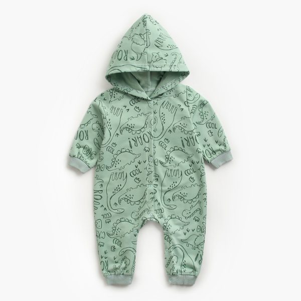 Baby Jumpsuit Fall winter Romper Baby Boy Clothes Korean Dinosaur Newborn Romper - Image 2