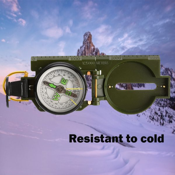 Outdoor Camping Compass, Portable Carabiner For Military Fans - Image 4