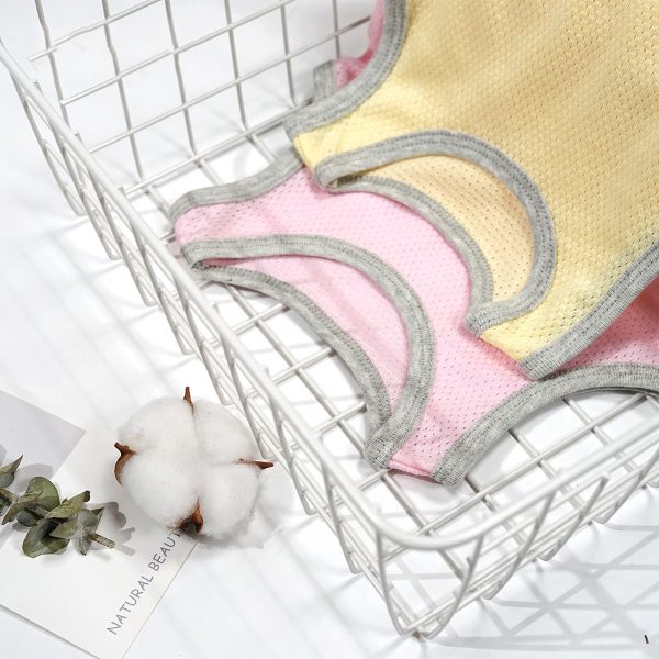 Baby Mesh Bodysuit Vest Hole Hole Cloth Summer Dress Thin Baby Triangle Romper Wrap Fart Crawl Clothes - Image 2