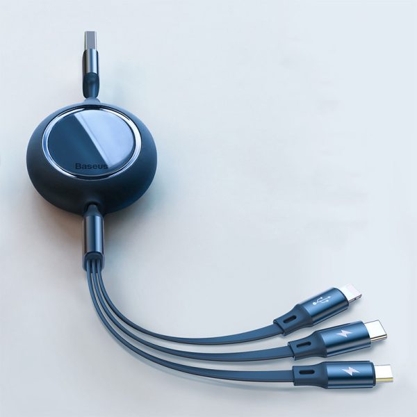Compatible with Apple , Mobile Phone Car Charging Cable Retractable Mobile Phone Multi-head Multi-function Universal Line - Image 3