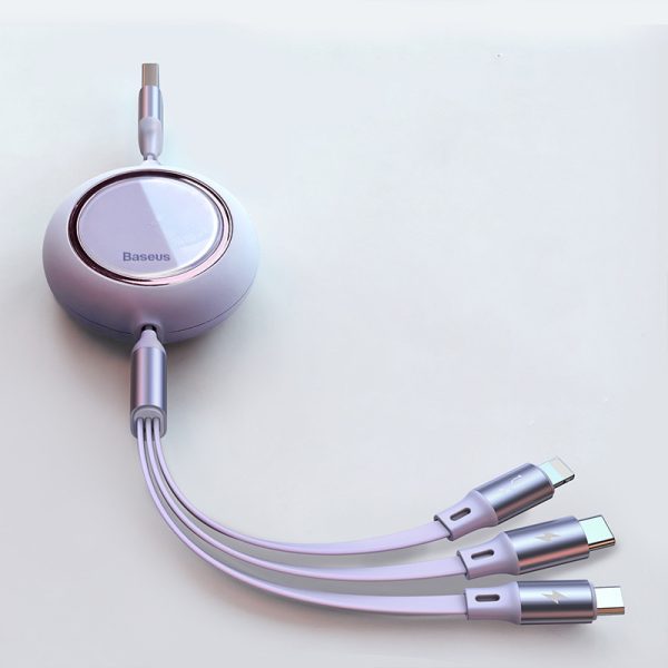 Compatible with Apple , Mobile Phone Car Charging Cable Retractable Mobile Phone Multi-head Multi-function Universal Line