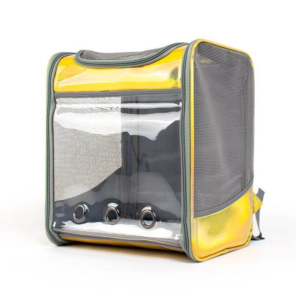 Large Space Transparent Laser Dog Backpack - Image 2