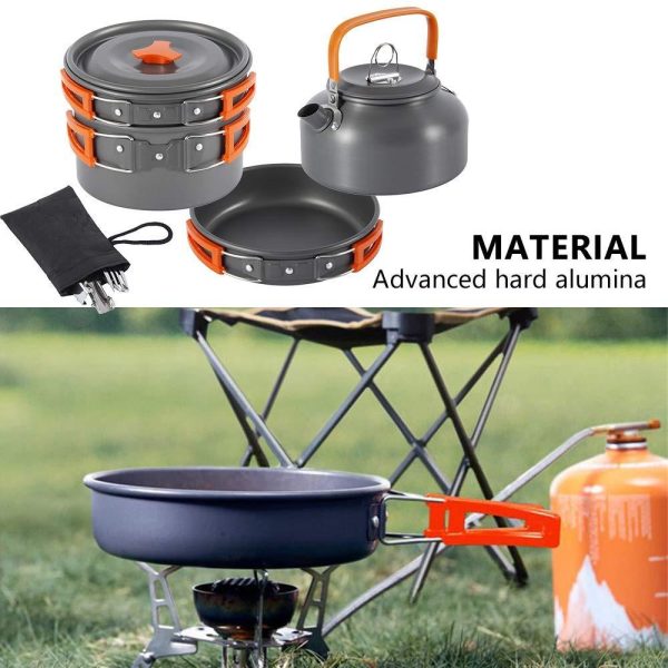 Travel Picnic Tableware Folding Camping Set - Image 3