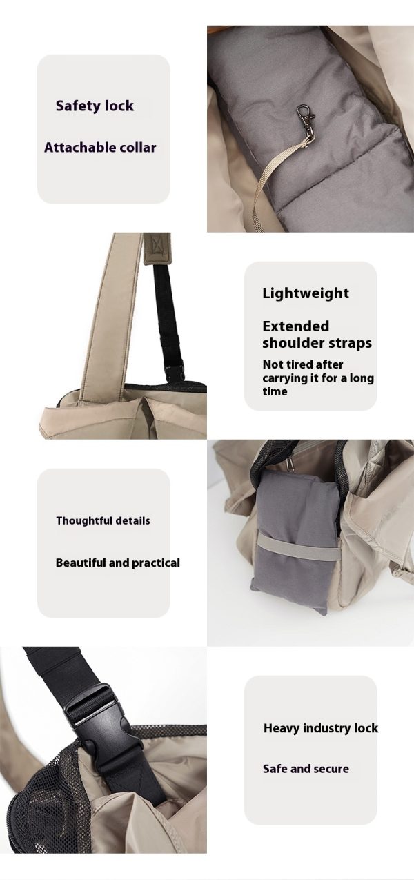 Outdoor Portable And Versatile Pet Summer Breathable Handbag - Image 9