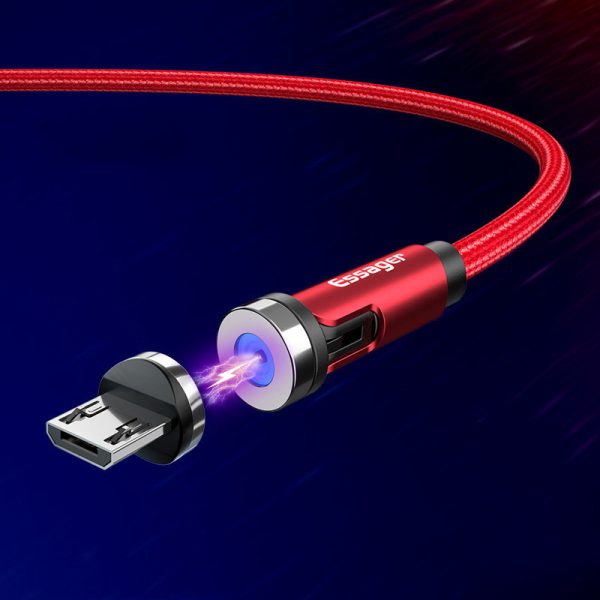 Compatible with Apple , Magnetic rotating data cable - Image 2