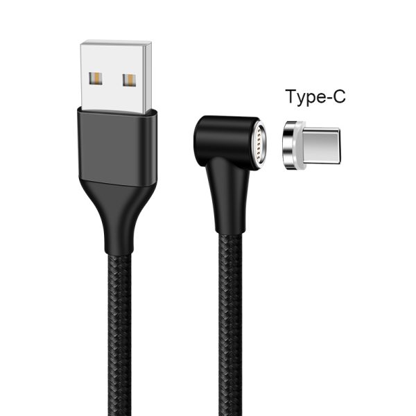 Braided magnetic data cable three-in-one fast charging cable - Image 4