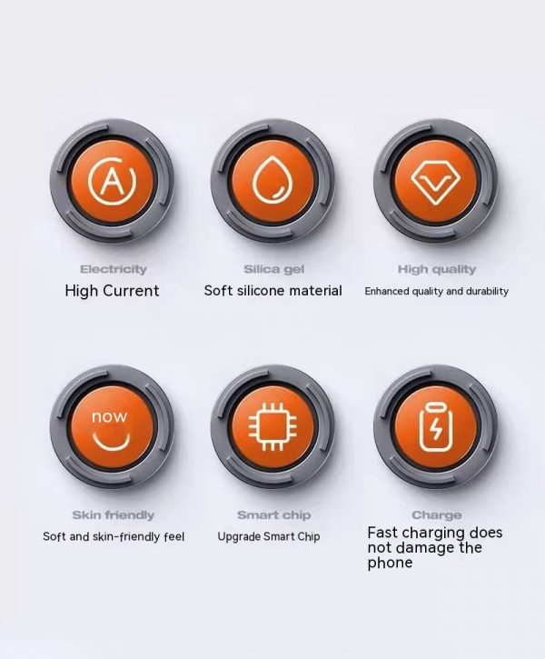 Zinc Alloy Rotating Machine Quick Charge With Light Three-in-one Data Cable - Image 7