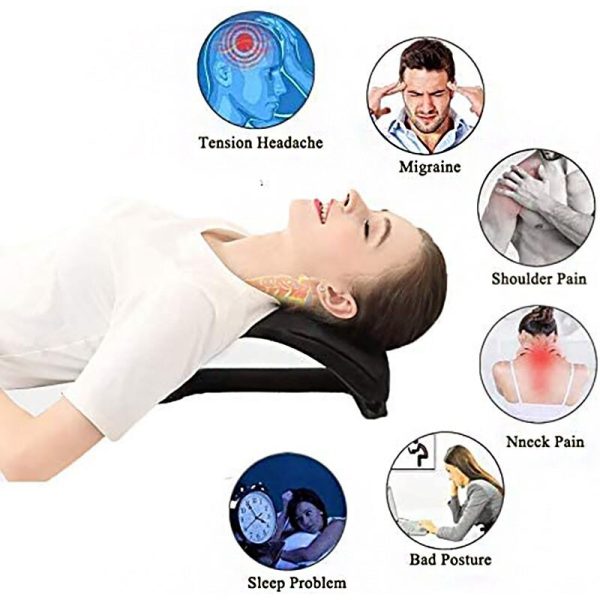 Neck Massage Cervical Traction Pain Relief Posture Corrector Acupressure - Image 2