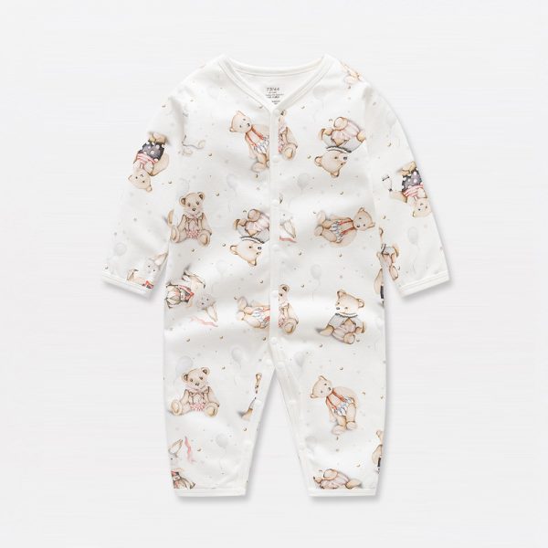 Spring And Autumn Baby Rompers Baby Bodysuit Baby Clothes - Image 4