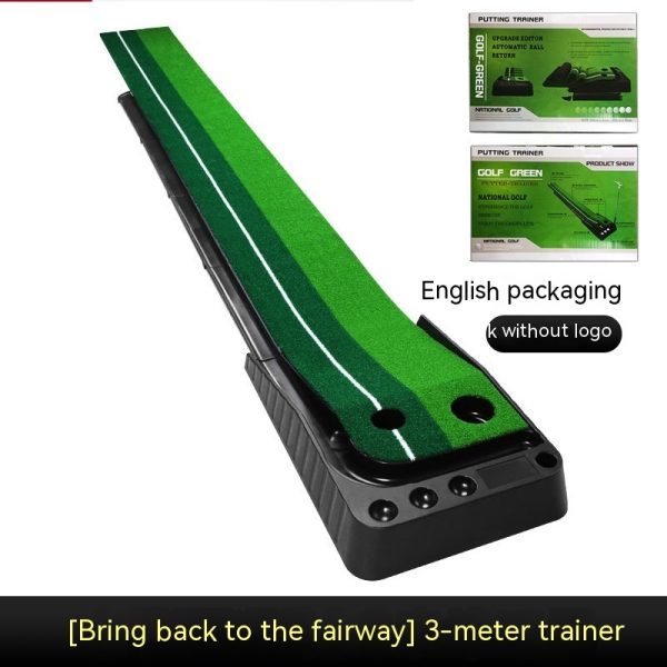 2.5M3M Golf Putting Mat Golf Putter Trainer Green Putter Carpet Practice Set - Image 8