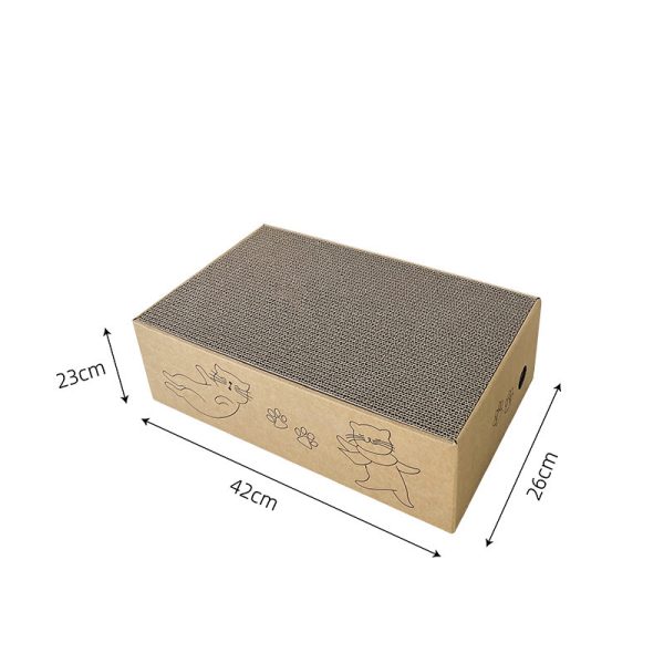 Paper Box Scratch Board Corrugated Paper Pet Toy - Image 2