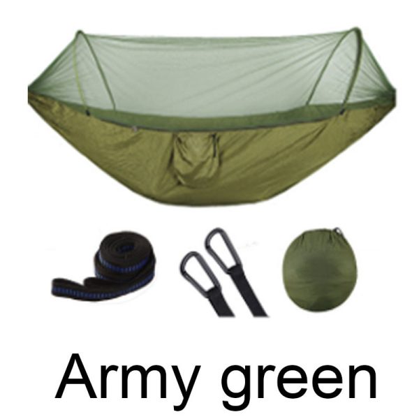 2 Person Portable Outdoor Mosquito Parachute Hammock - Image 7