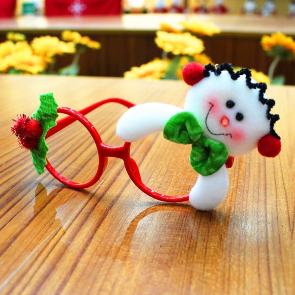 Christmas glasses frame Christmas party supplies Christmas gifts Christmas decorations glasses Santa glasses - Image 5