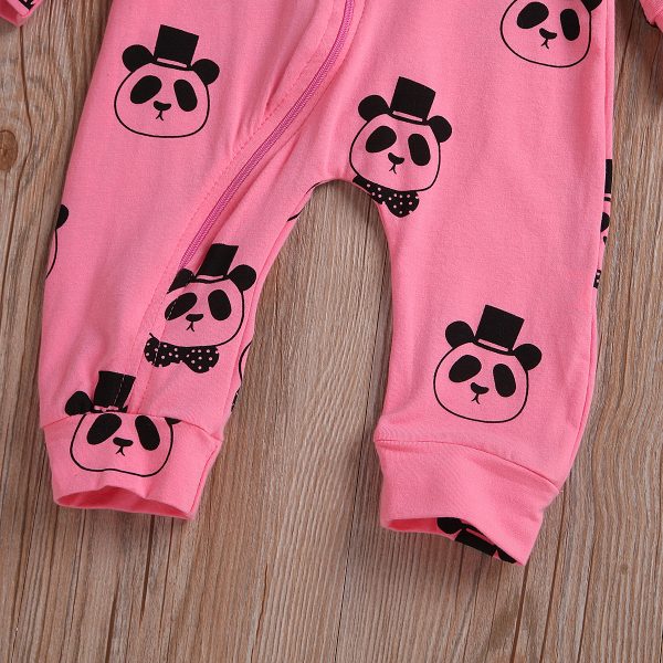 Long sleeve panda print Jumpsuit - Image 2