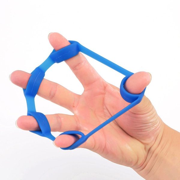 Silicone tubing fingers Finger trainer Pull ring finger mouse - Image 3