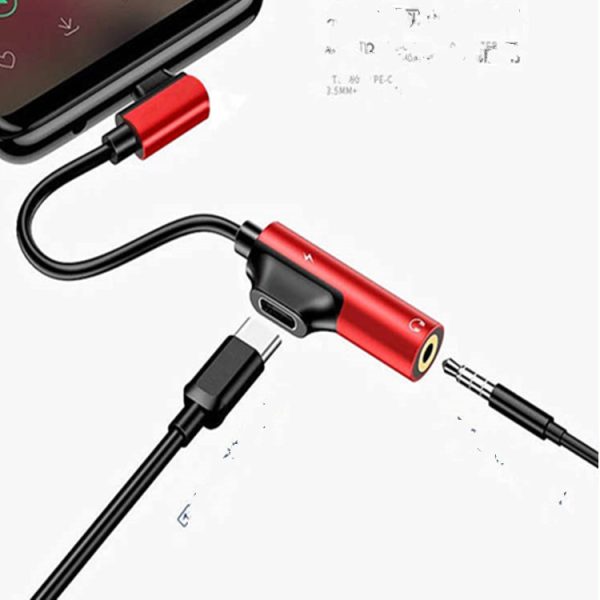 Adapter For Charging And Listening To Music Two In One