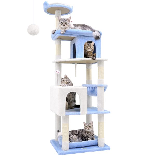 72 Inch Marine Blue Cat Climbing Frame - Image 2