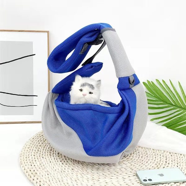 Cat And Dog Travel Portable Messenger Shoulder Bag Breathable Mesh - Image 5