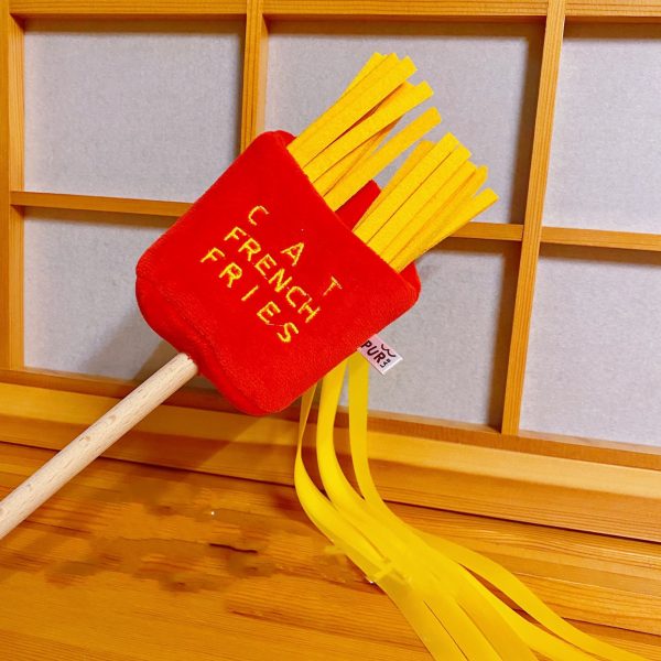 Hot Pot Ramen Fries Funny Cat Stick Toy - Image 5