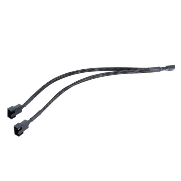 Temperature Controlled Cooling Fan 4-pin Motherboard With Mesh And CPU Adapter Cable - Image 2