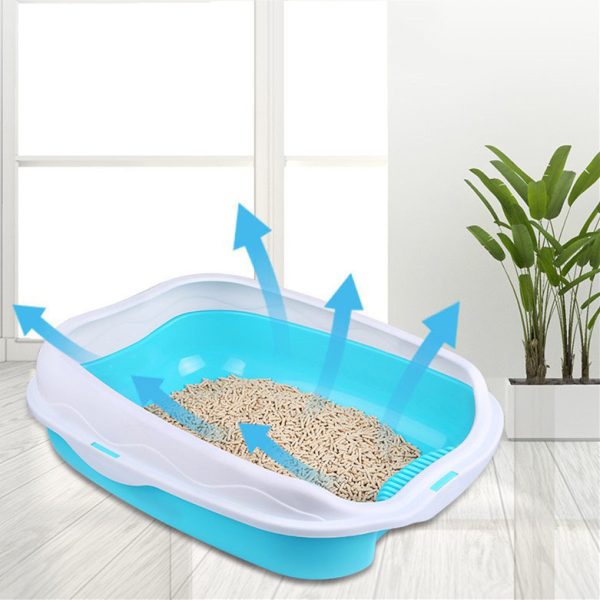 Oversized Splash-proof Cat With Sand In A Litter Box - Image 4