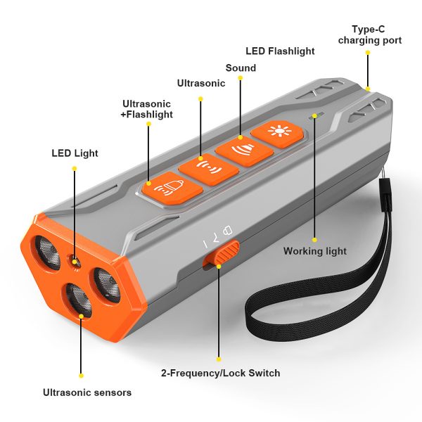 Creative Home Lighting Three Head Ultrasonic Dog Trainer - Image 4