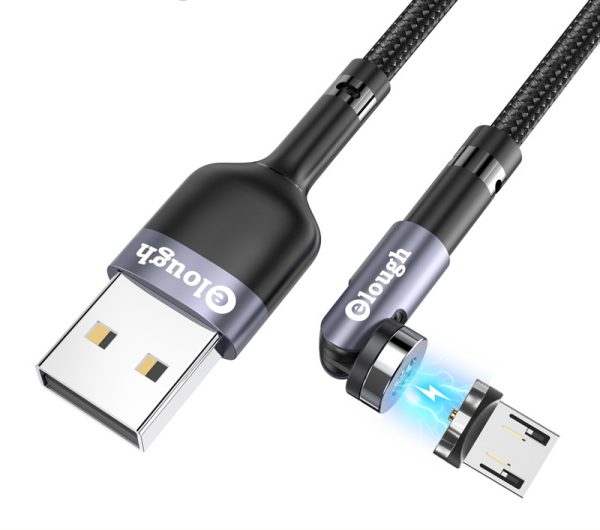 Elough 540 Degree Rotating Seven-pin Small Waist Magnetic Charging Cable 3-in-1 - Image 9