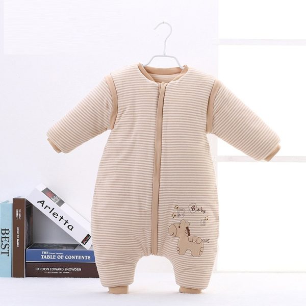 Cartoon Cotton Baby Anti-kick Baby Sleeping Bag - Image 3