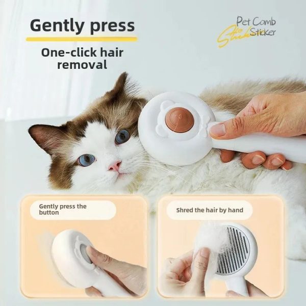 Rechargeable Two-In-One Pet Nail Trimmer Combs Electric Cat Dog Grooming Cleaning Brush Pet Care Tools - Image 4