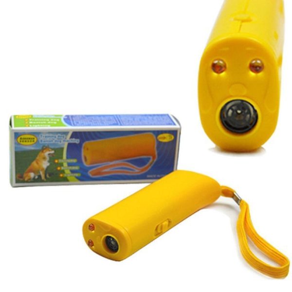 Boxed Battery-free Ultrasonic Dog Dispeller Dog Trainer Barking Dog Flashlight - Image 4