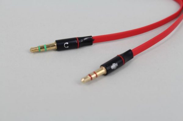 Double line computer headset headset adapter to mobile phone headset in computer 3.5mm audio line - Image 2