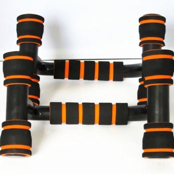 H I-shaped Push-up Stand Sponge Hand Grip ABS Fitness Chest Training Grip Bar Fitness Exercise Trainer - Image 2