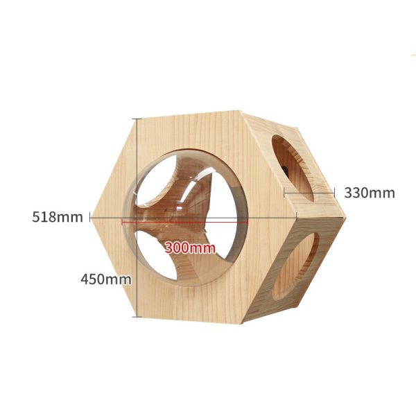 Pet Cat Climbing Frame Wall Type Solid Wood Wall Hanging Platform Ladder Pets Accessories - Image 10