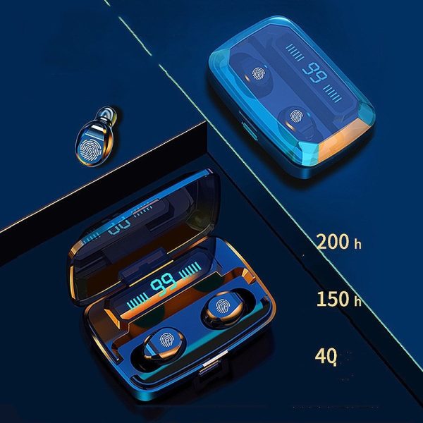 Wireless Bluetooth headset touch in-ear with digital display - Image 2