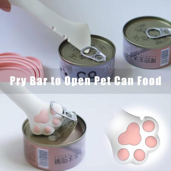 Cute And Practical Pink  Cat Food Can Lid And Spoon Combo Cans  Free Cover For Animal Wet Food Storage - Image 6