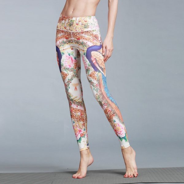 Women's Outdoor Sport Yoga Printed Leggings - Image 3