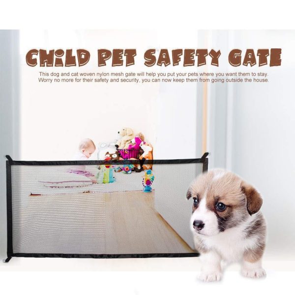 Dog Isolation Portable Folding Protective Net Safety Protection Dog Playpen Pet Isolation Network - Image 2