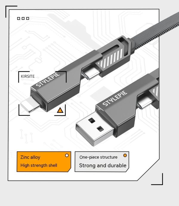 Four-in-one Fast Charge Data Cable - Image 9