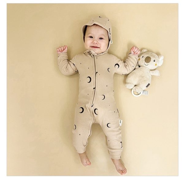 European And American Baby Jumpsuit Cotton Long Sleeve Butt Wrap Clothes - Image 8