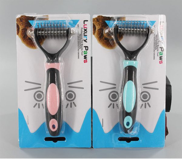 Stainless steel single knife head pet comb