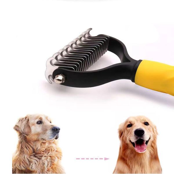 New Arrival Pet Hair Removal Comb Cat Dog Brush Pet Hair Grooming Tool Hair Shedding Combs Pet Fur Trimming Dematting Brushs - Image 7