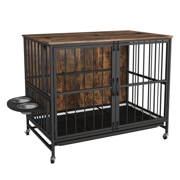 Multifunctional Dog Cage Furniture With Removable Trays - Image 2