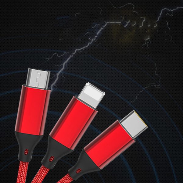 One for three charging cable data cable - Image 2