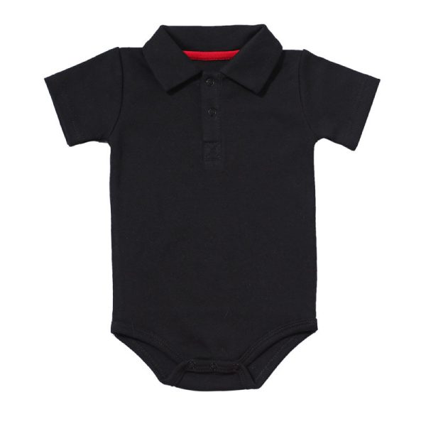 Short sleeve cotton baby one piece creeper