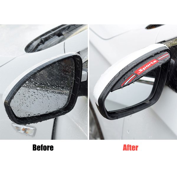 Car Rearview Mirror Rain-proof And Eyebrow - Image 3